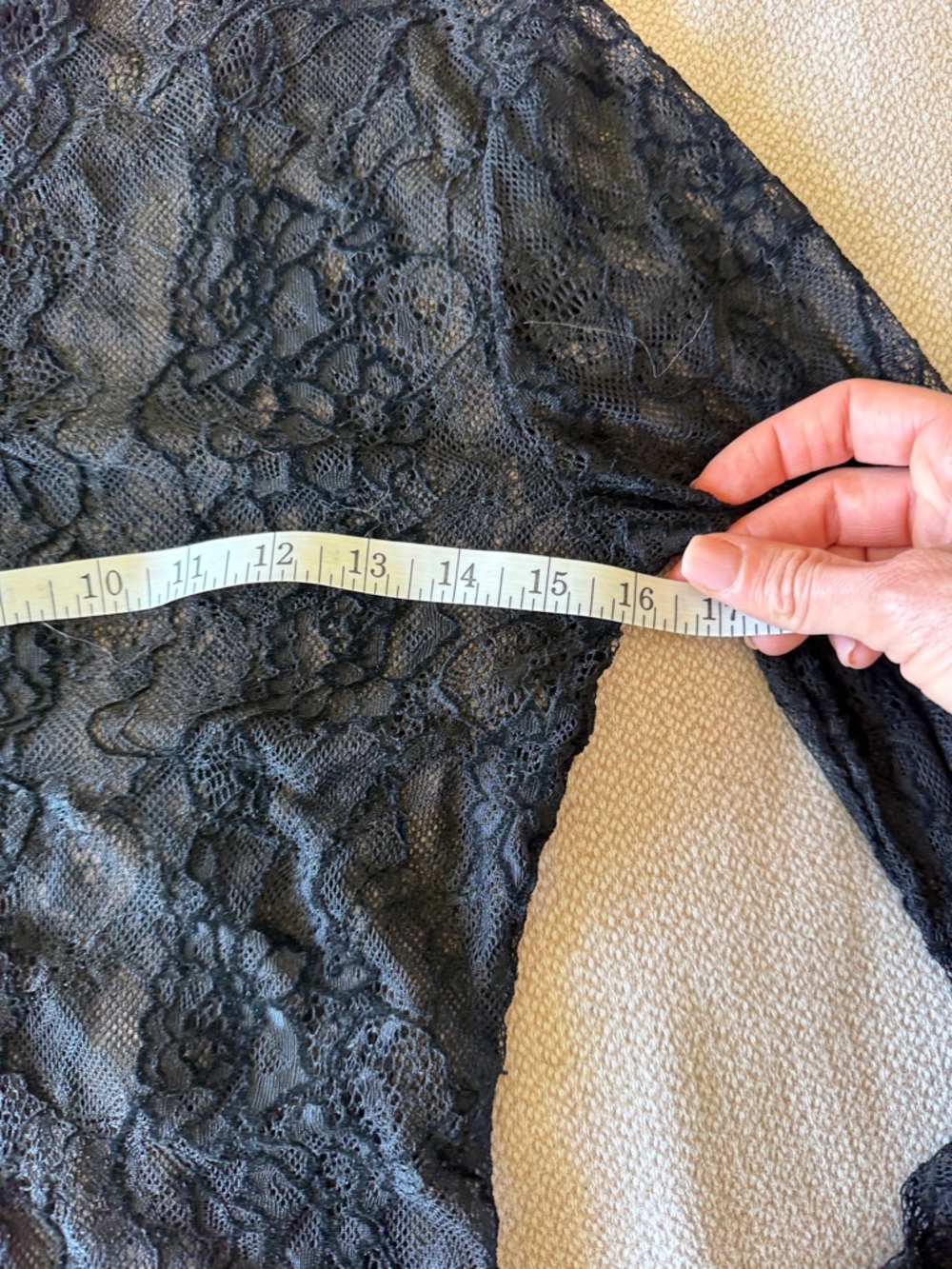 Good American Black Sheer Lace Long-Sleeve Mock Neck Bodysuit - Picture 4 of 7